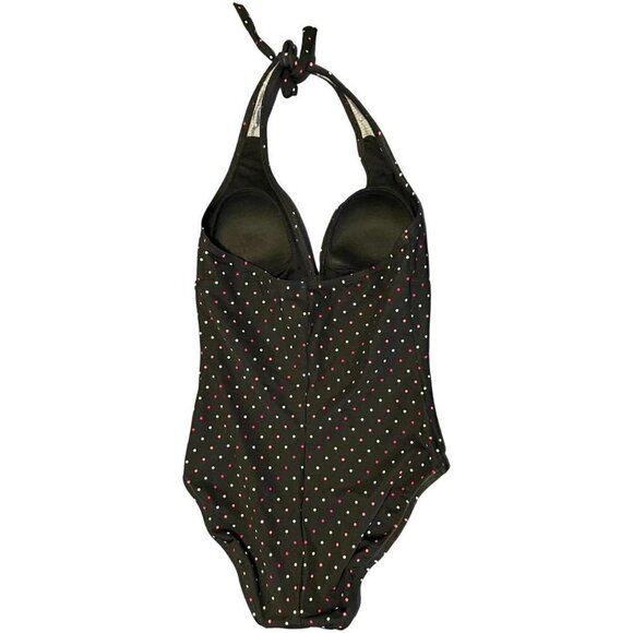 SPEEDO Polka Dot Padded One Piece Swimsuit size 10 - Picture 4 of 6